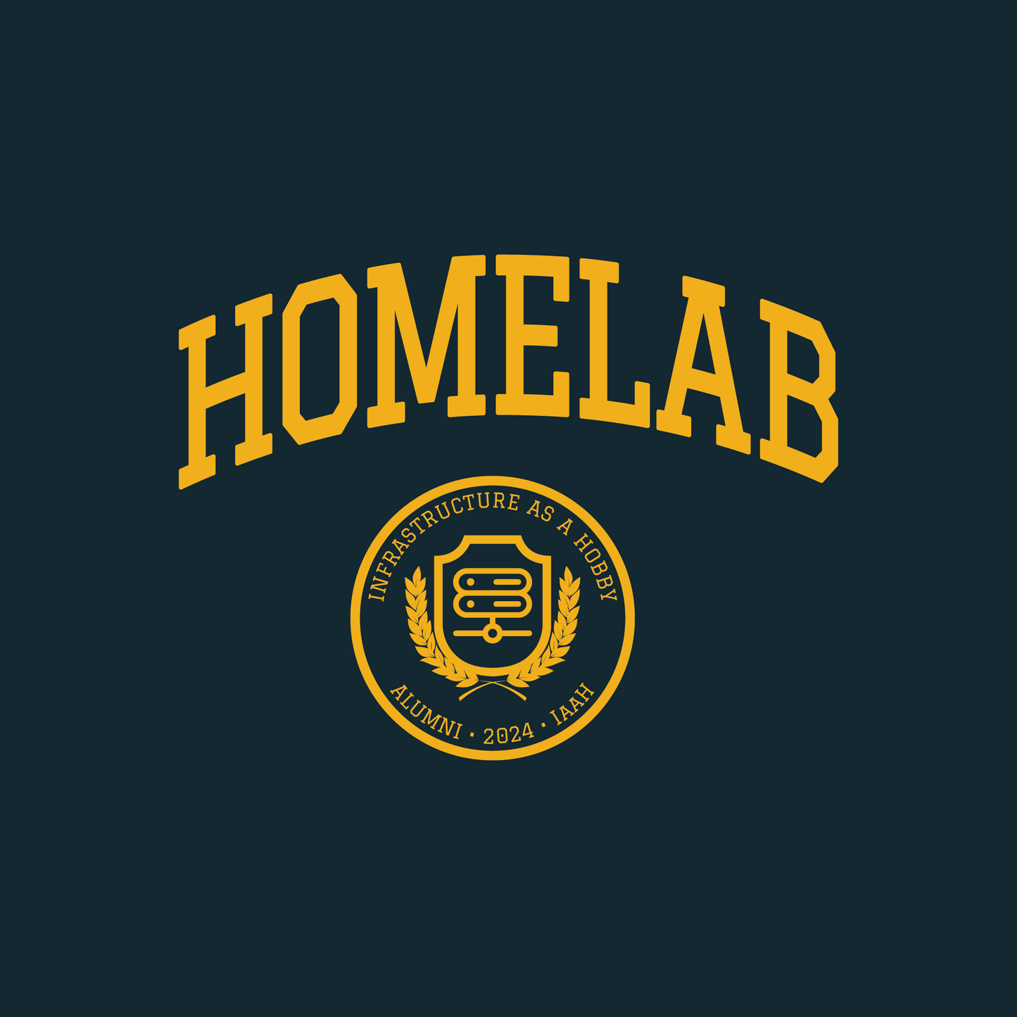 HomeLab University T Shirt by Techno Tim